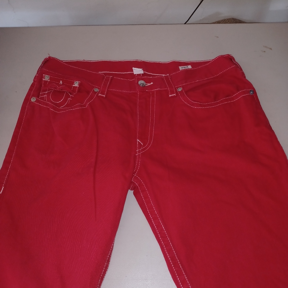 Red Denim Jeans